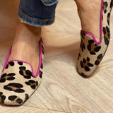 Jessica | Mocassins imprimé léopard