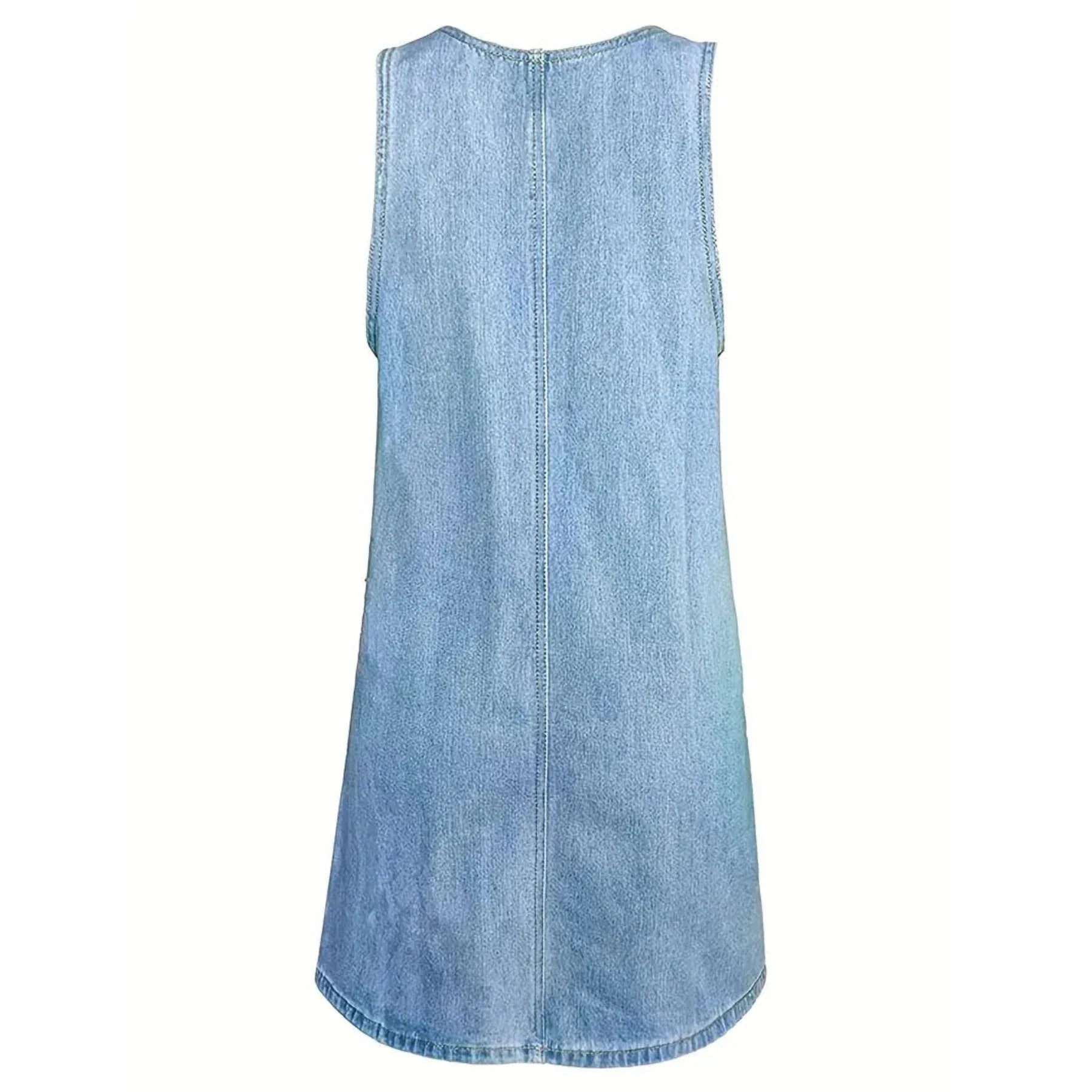 Jessica - Robe en denim décontractée