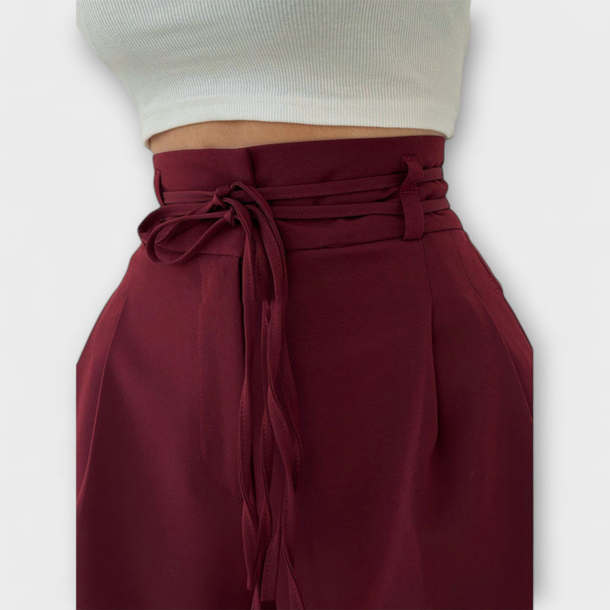 Jill – Pantalon décontracté à lacets