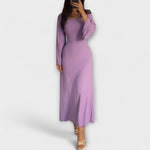 Jocelyn - Robe en maille chic à détail de taille