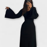 Jocelyn - Robe en maille chic à détail de taille