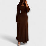Jocelyn - Robe en maille chic à détail de taille