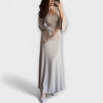 Jocelyn - Robe en maille chic à détail de taille