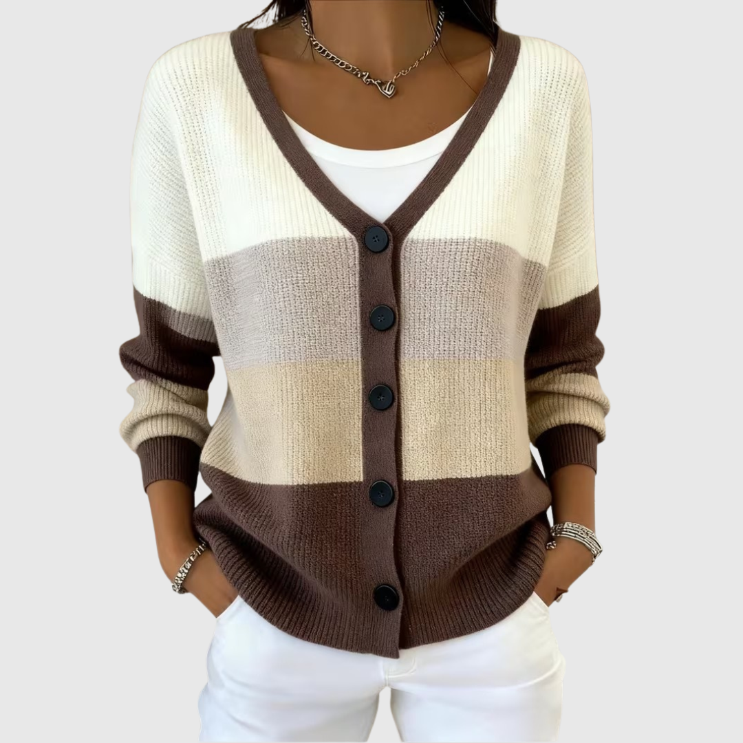 Maryn | Cardigan color block