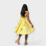 Jordan - Robe courte bustier chic à imprimé floral