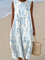 Joy - Robe midi classique à motif floral