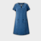 Julia | Robe en jean élégante à poche
