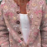 Xenia | Cardigan à imprimé fleuri coloré