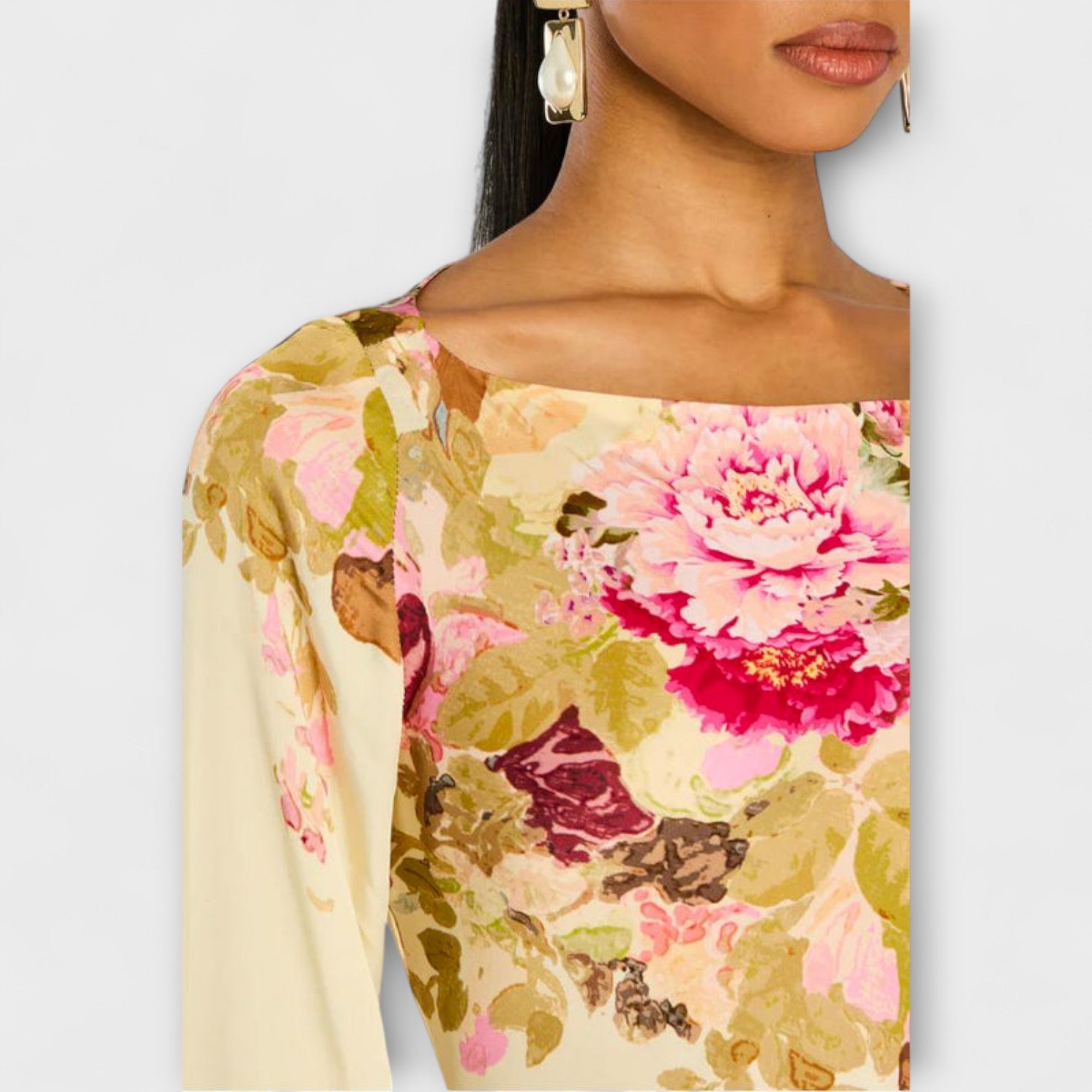 Kelly - Robe longue pour garden party