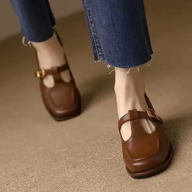 Kitty | Chaussures salomé style vintage
