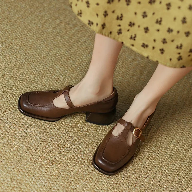 Kitty | Chaussures salomé style vintage