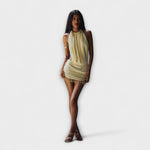 Kylie - Robe courte en tissu doux