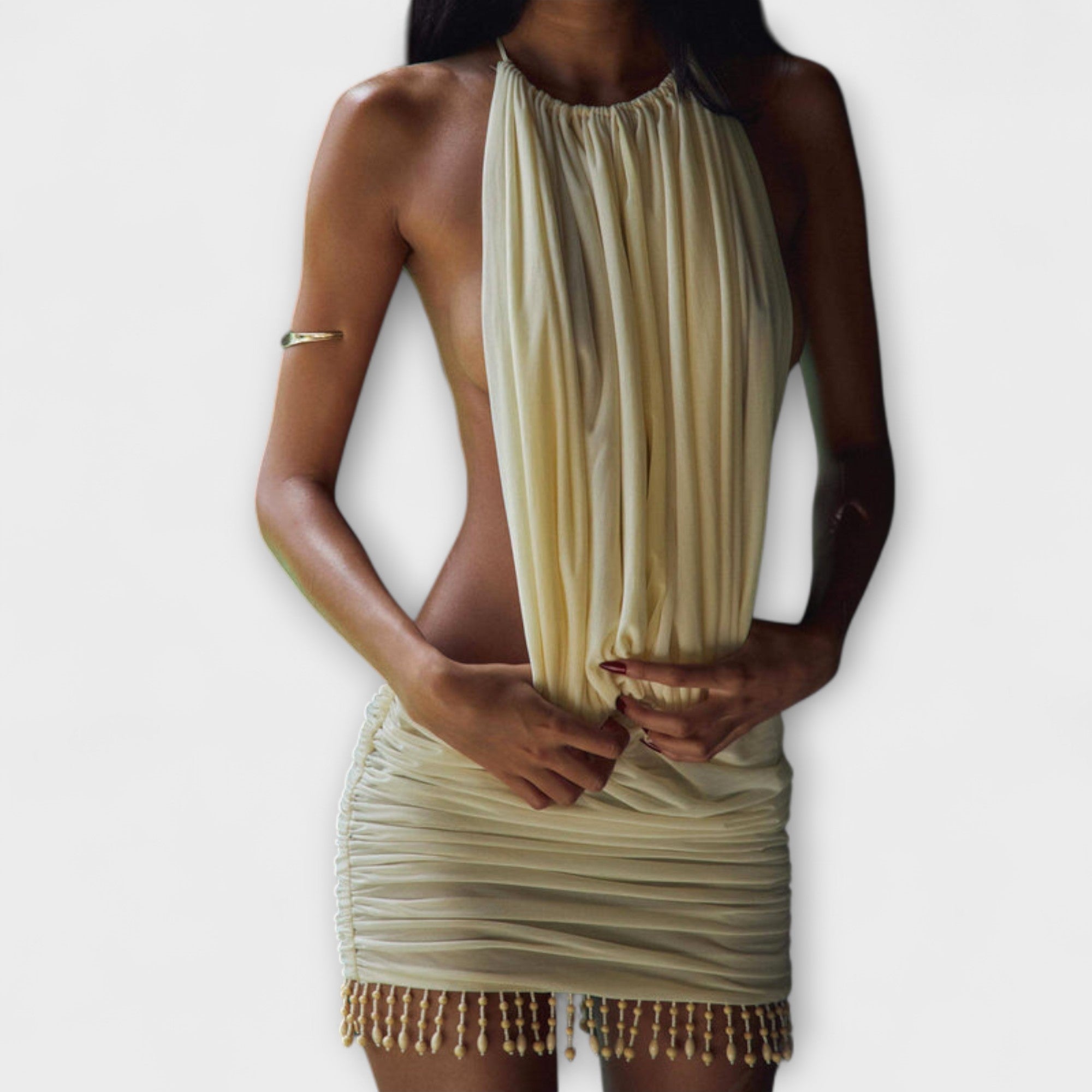 Kylie - Robe courte en tissu doux