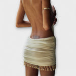 Kylie - Robe courte en tissu doux