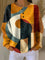 Lærke | Pull en tricot gaufré à motif géométrique