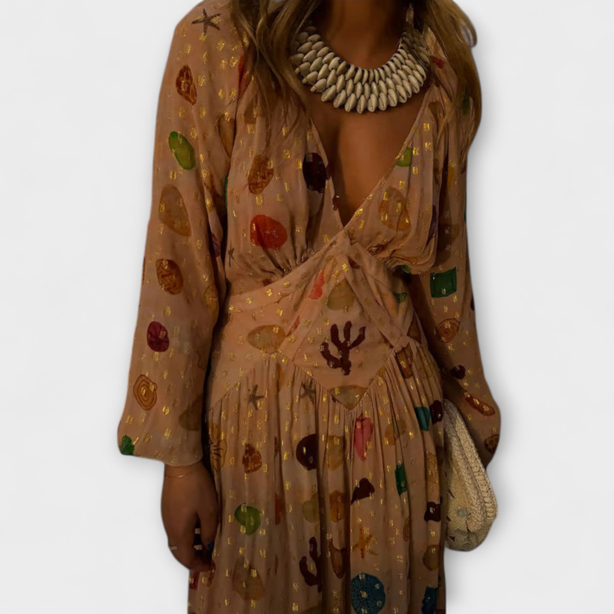 Lauren - Robe Petite Shell Reign