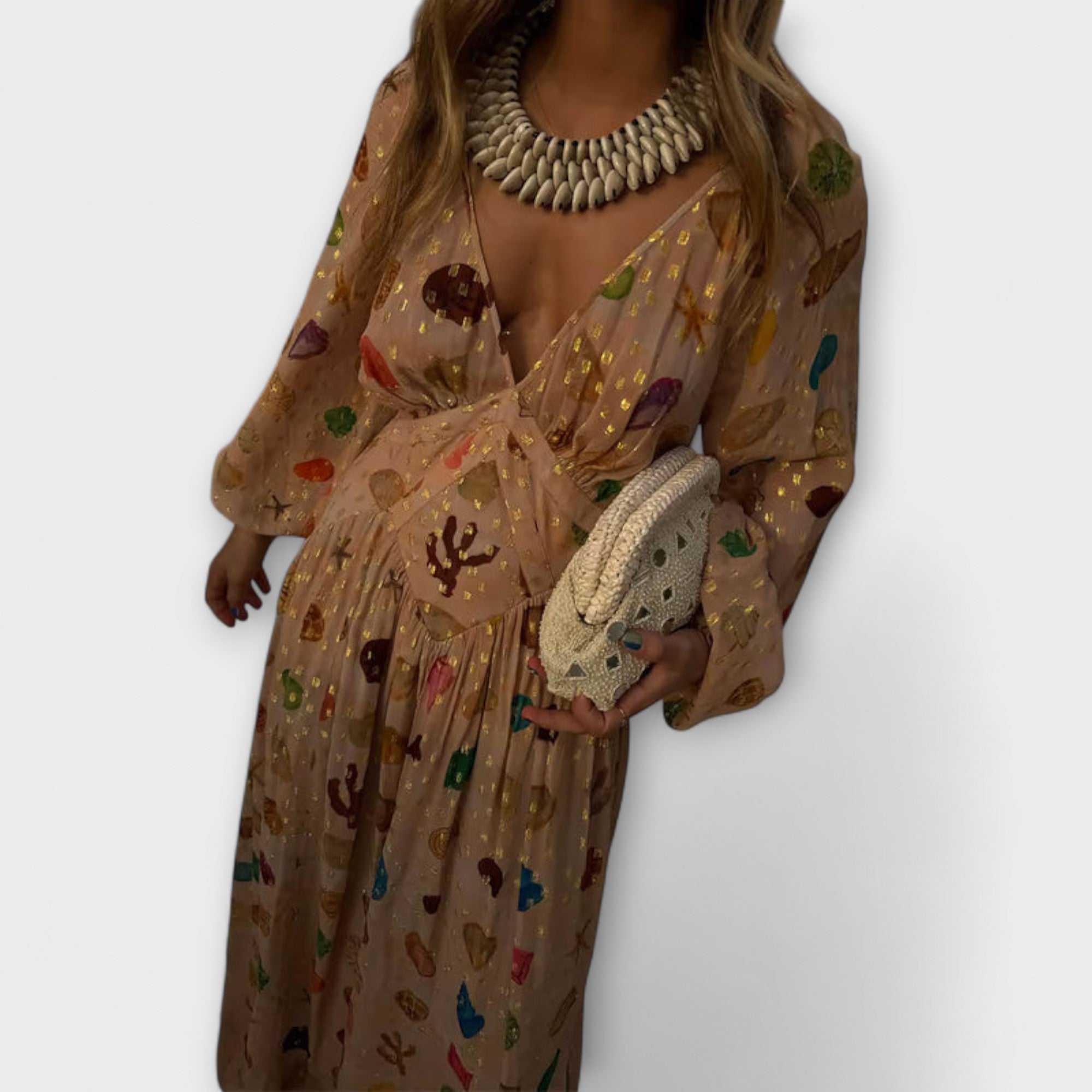 Lauren - Robe Petite Shell Reign
