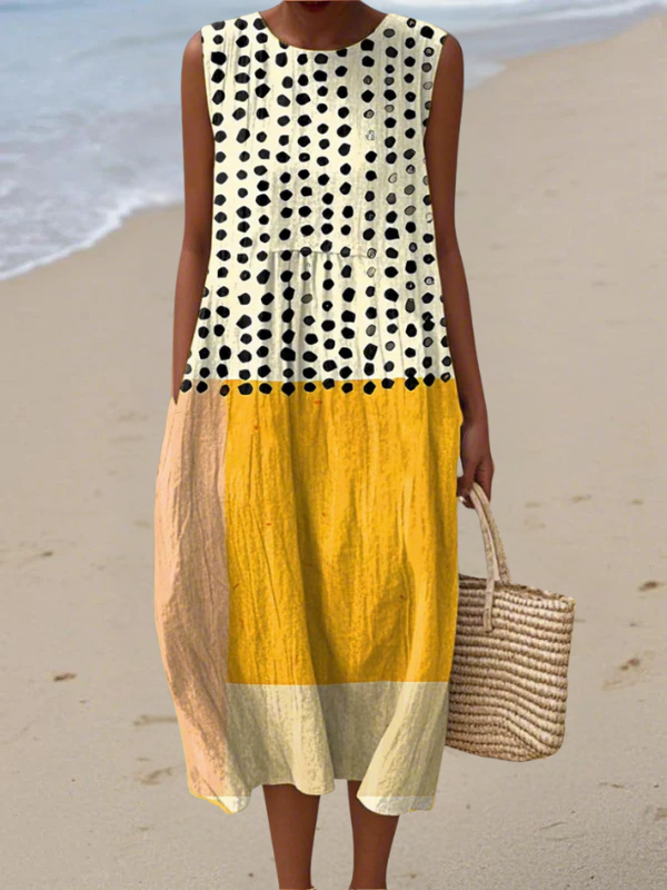 Leah - Robe midi de tous les jours