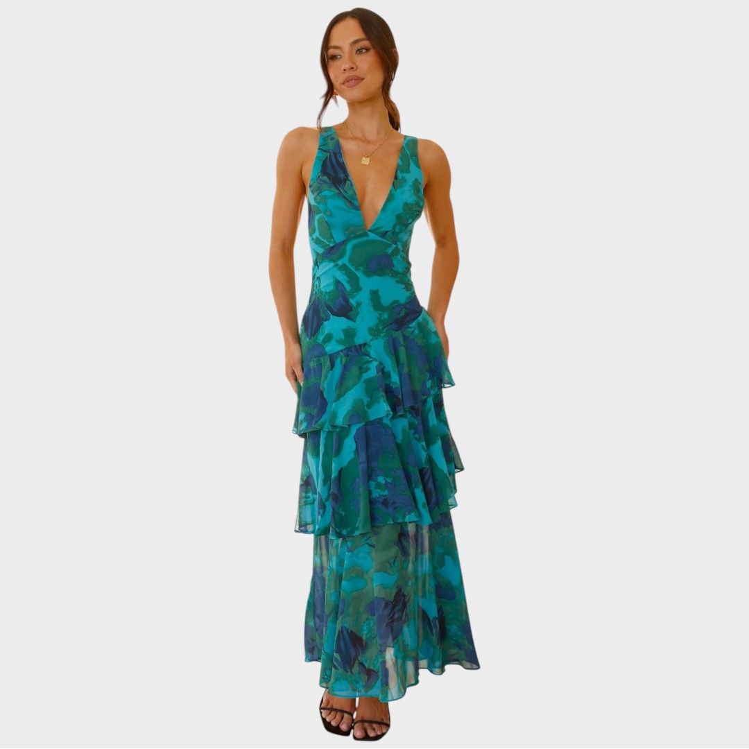 Lena | Robe longue élégante pour un style d'été sans effort