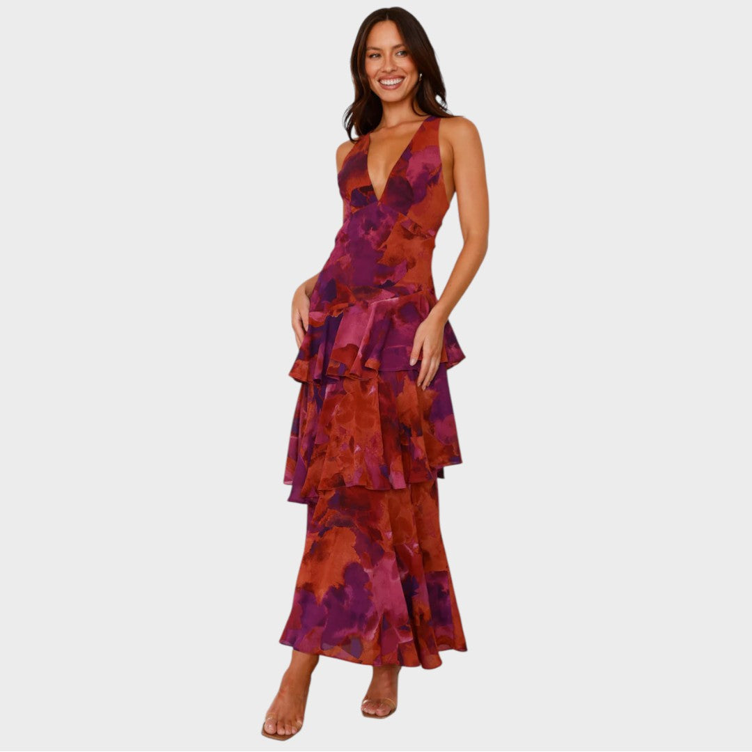 Lena | Robe longue élégante pour un style d'été sans effort