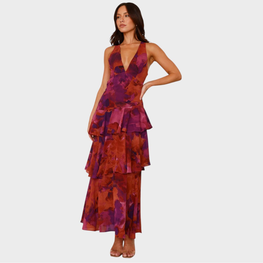 Lena | Robe longue élégante pour un style d'été sans effort