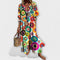 Lila - Robe longue flatteuse, effet ventre plat