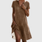 Lina | Robe midi à manches courtes