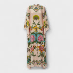 Lisa - Robe longue élégante à imprimé floral et coupe fluide