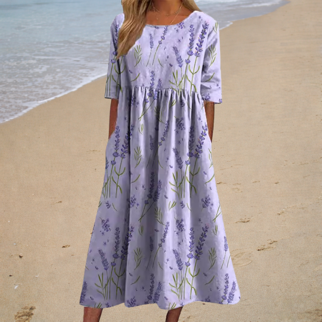 Lise - Robe midi de tous les jours