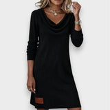 Livia | Robe droite à manches longues