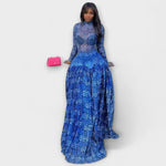 Maëlle - Robe longue en mesh Lily