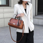 Maëlle Rose | Sac en cuir texturé