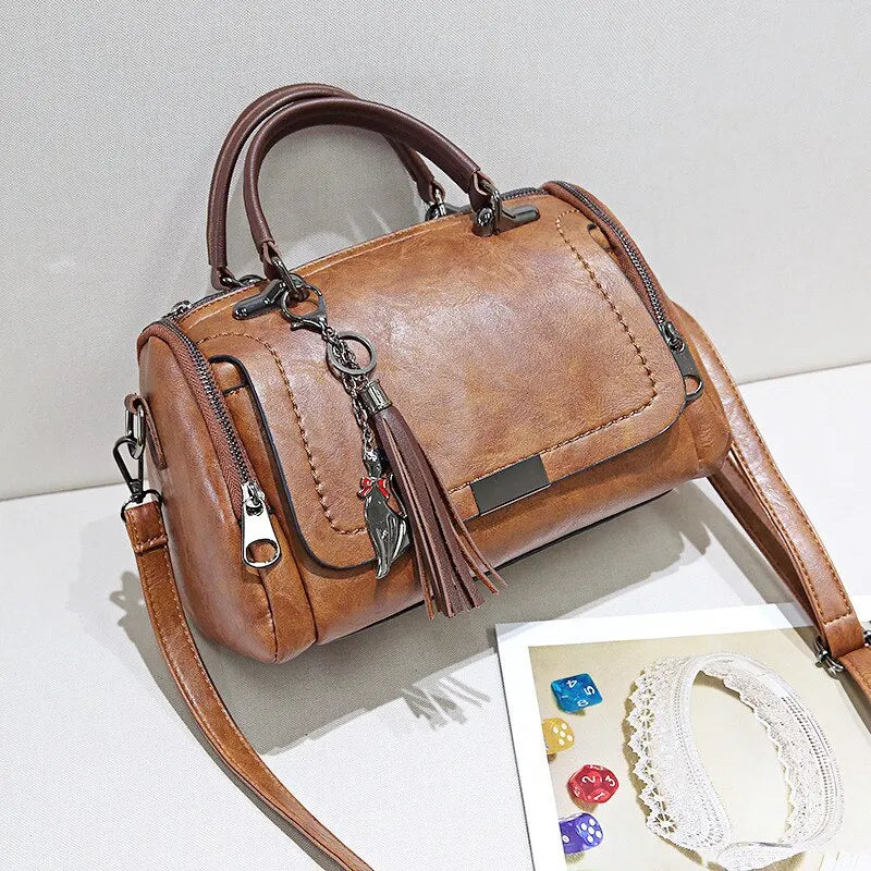 Maëlle Rose | Sac en cuir texturé