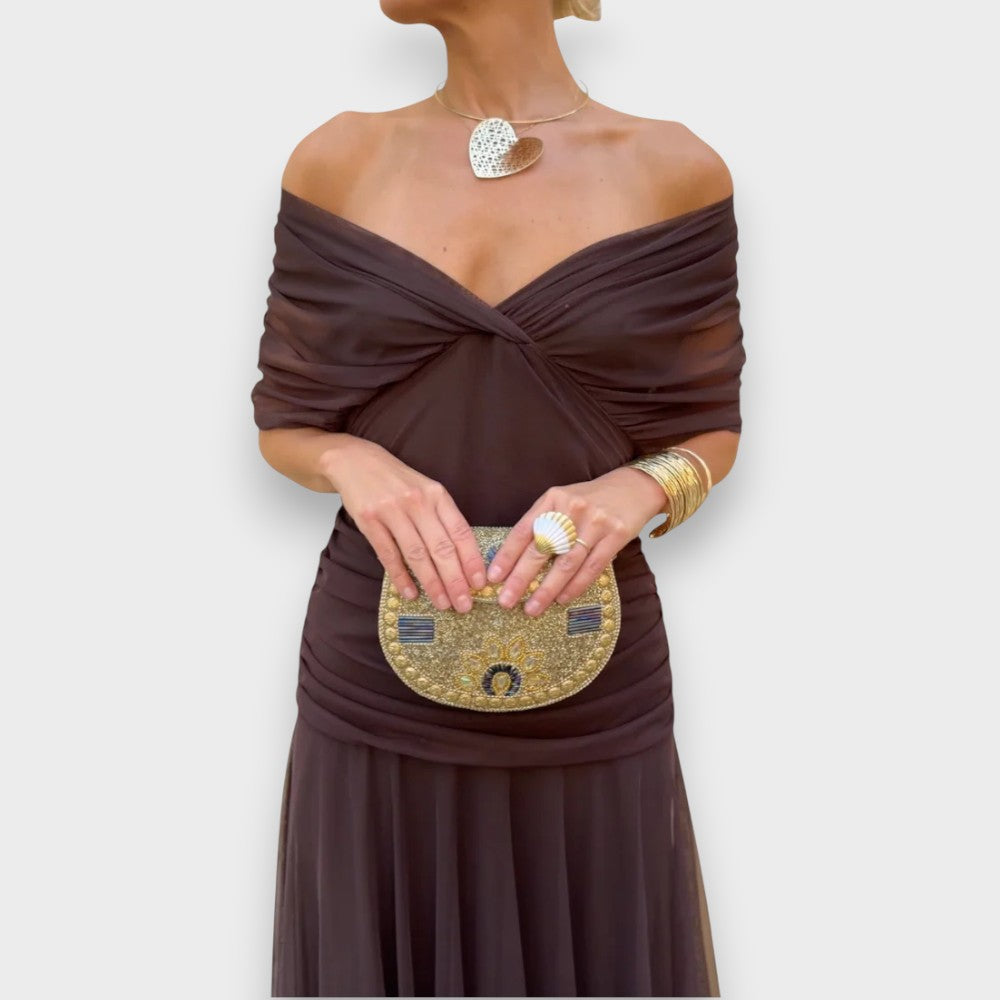 Malia | Robe élégante à col en V