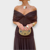 Malia | Robe élégante à col en V