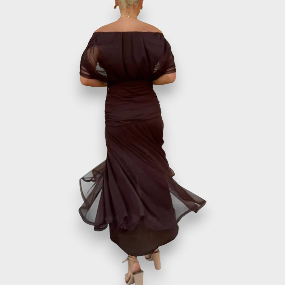 Malia | Robe élégante à col en V