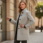 Manteau long en laine premium