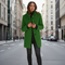 Manteau long en laine premium