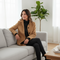 Manteau long en laine premium