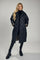 Manteau matelassé premium à doublure imprimé léopard