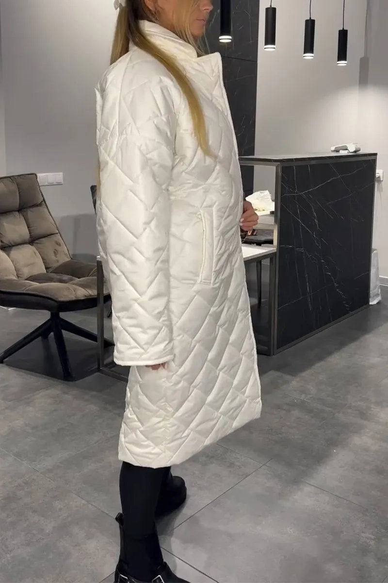 Manteau matelassé premium à doublure imprimé léopard
