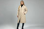 Manteau matelassé premium à doublure imprimé léopard