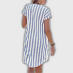 Margaux – Robe midi rayée