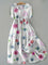 Maria | Robe fleurie à taille ajustable et lacets
