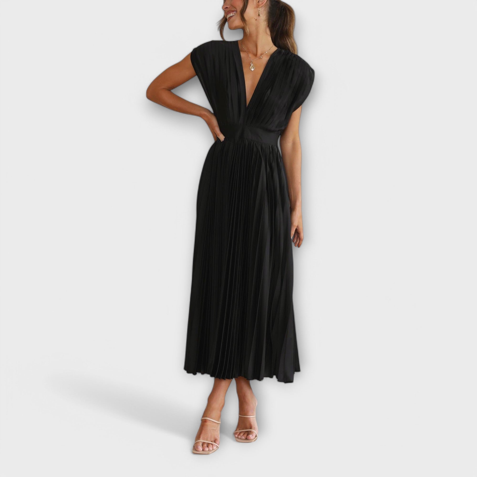 Maria - Robe plissée élégante