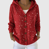 Etta | Cardigan motif chute de neige