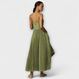 Marilyn - Robe midi en tulle avec bustier