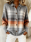Marlene | Cardigan à carreaux dégradé chaud
