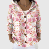 Tegan | Cardigan à motif cœur