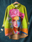 Martha | Blouse décontractée à imprimé portrait de Frida façon peinture à l'huile